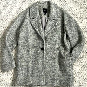 Wool blend coat